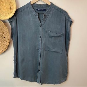 Calvin Klein Jeans button up short sleeve top